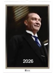 KESKIN DUVAR TAKVIMI 31x43 12 YP. SPR.ATATURK 2026