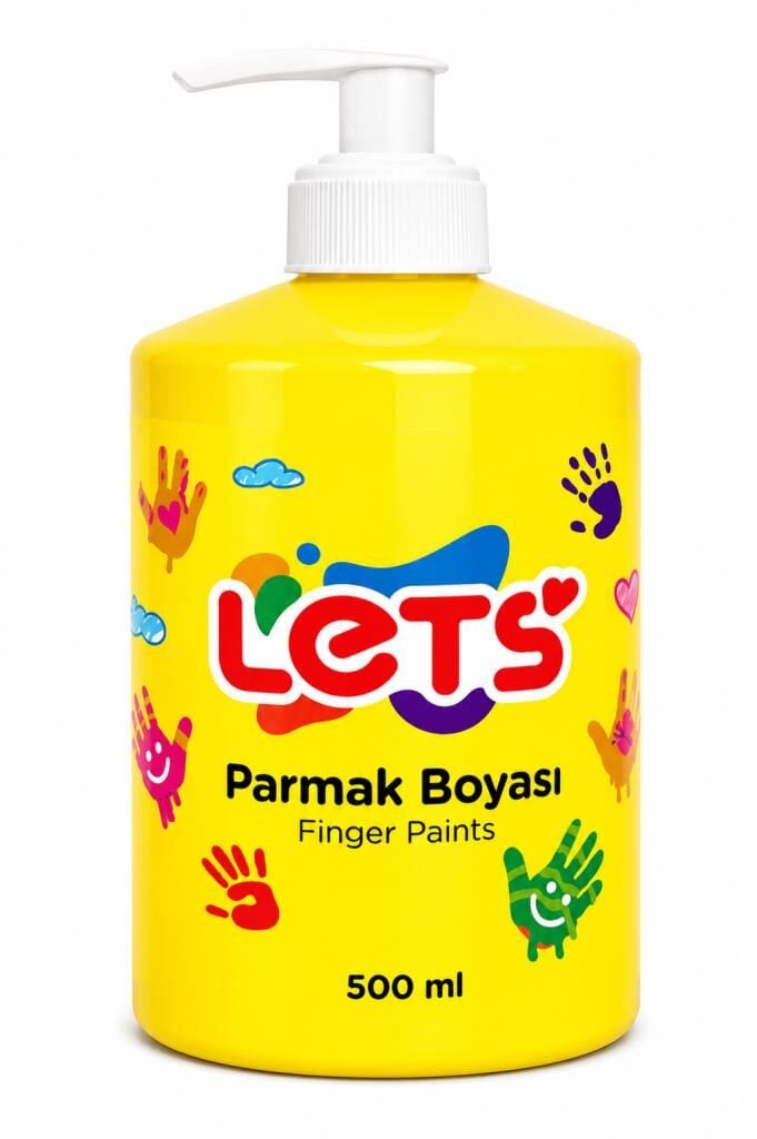 LETS PARMAK BOYASI 500ML SARI L5002