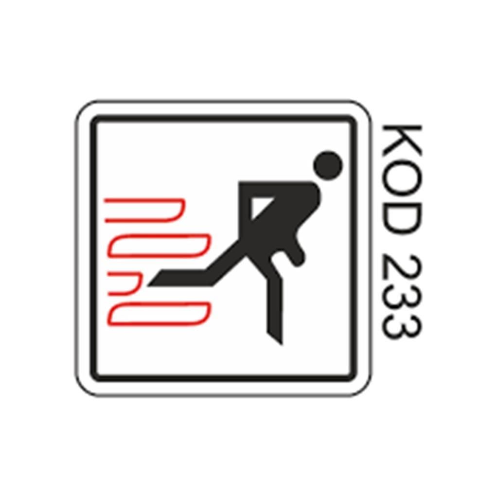 EKSTRAFIX YANGIN CIKIS YONLENDIRME (YUL-233)12x12