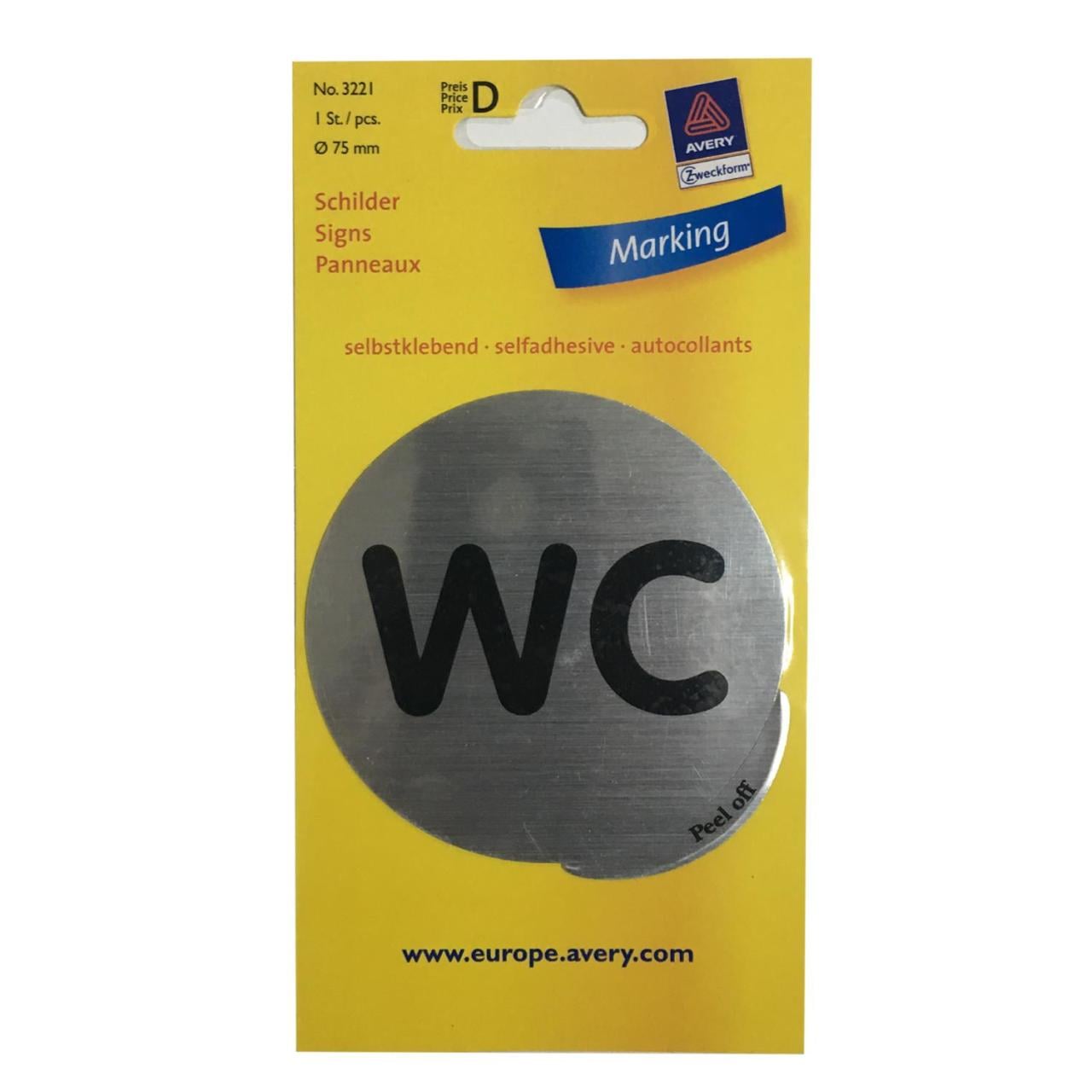 AVERY WC YONLENDIRME LEVHASI GUMUS (3221)