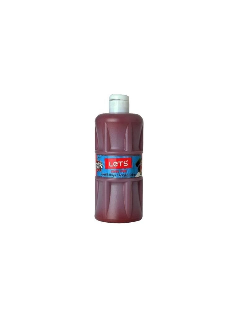 LETS AKRILIK BOYA 250 ML KAHVE L5708