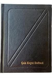 DILMAN CEK KAYIT DEFTERI 12X17 96 YP