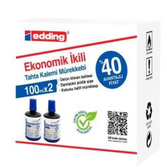 EDDING LEGAMAS  B.TAHTA MUREKKEBI 100ML MAVI 2 LI
