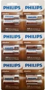 PHILIPS ALKALINE AA KALEM PIL 1.5VOLT LR6A12S 12LI