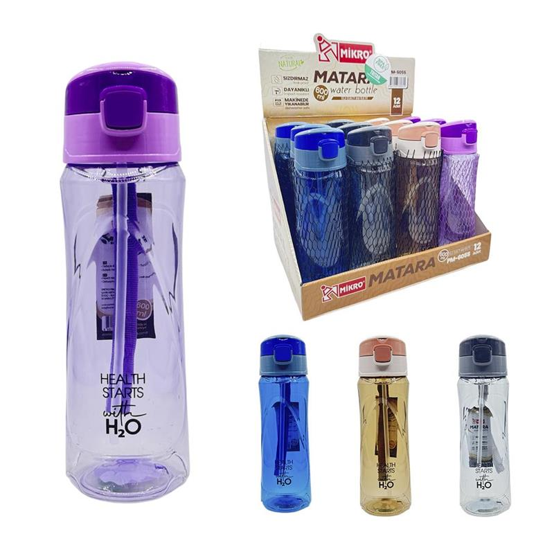 MIKRO MATARA DRINK MORE WATER H2O 600ml PM-600