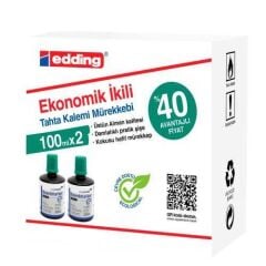 LEGAMASTER TAHTA KALEM MUREKKEBI 100ML YESIL 2 LI