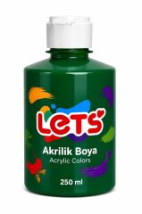 LETS AKRILIK BOYA 250 ML YESIL L5707