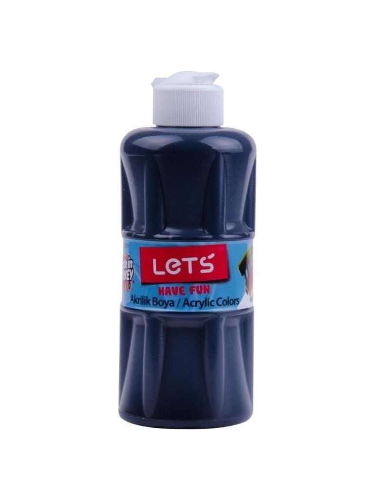 LETS AKRILIK BOYA 250 ML SIYAH L5709