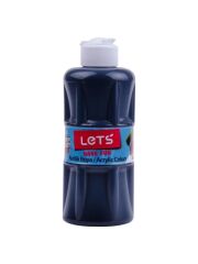 LETS AKRILIK BOYA 250 ML SIYAH L5709