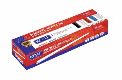 KRAF DOSYA SIRTLIGI 12mm OVAL 100 LU SIYAH 55 SY
