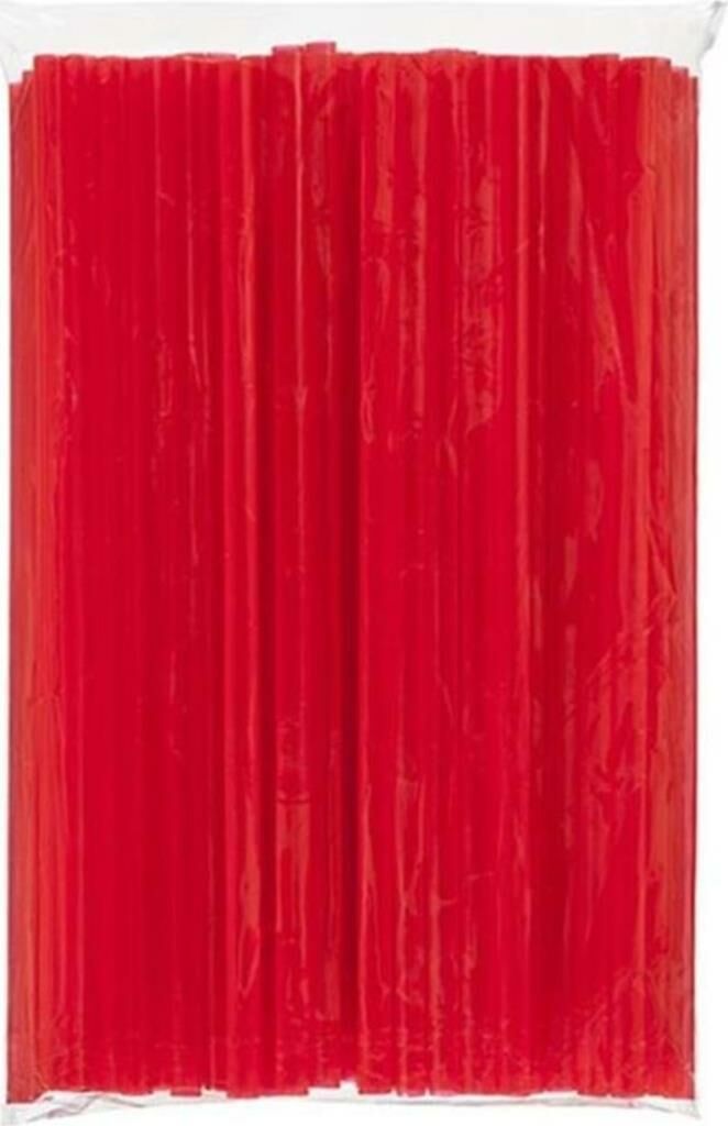 PLASTIK FROZEN PIPET KIRMIZI 100LU