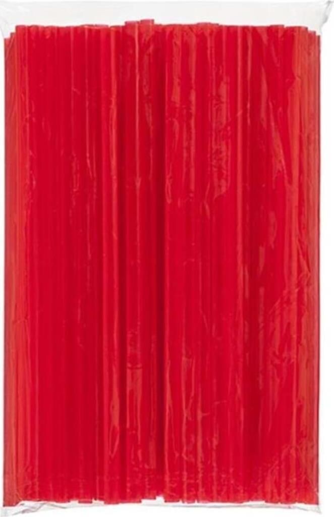 PLASTIK FROZEN PIPET KIRMIZI 100LU
