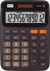 KRAF HESAP MAKINESI MASAUSTU 12 HANE HM-185 BN