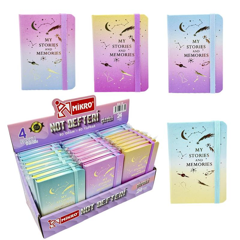 MIKRO MY STORIES NOT DEFTERI 80 YP A6-14