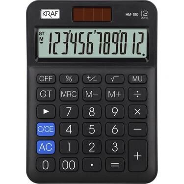 KRAF HESAP MAKINESI MASAUSTU 12 HANE HM-190