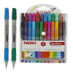 NOKI FINELINER KECELI KALEM 24 RENK (6068-24)