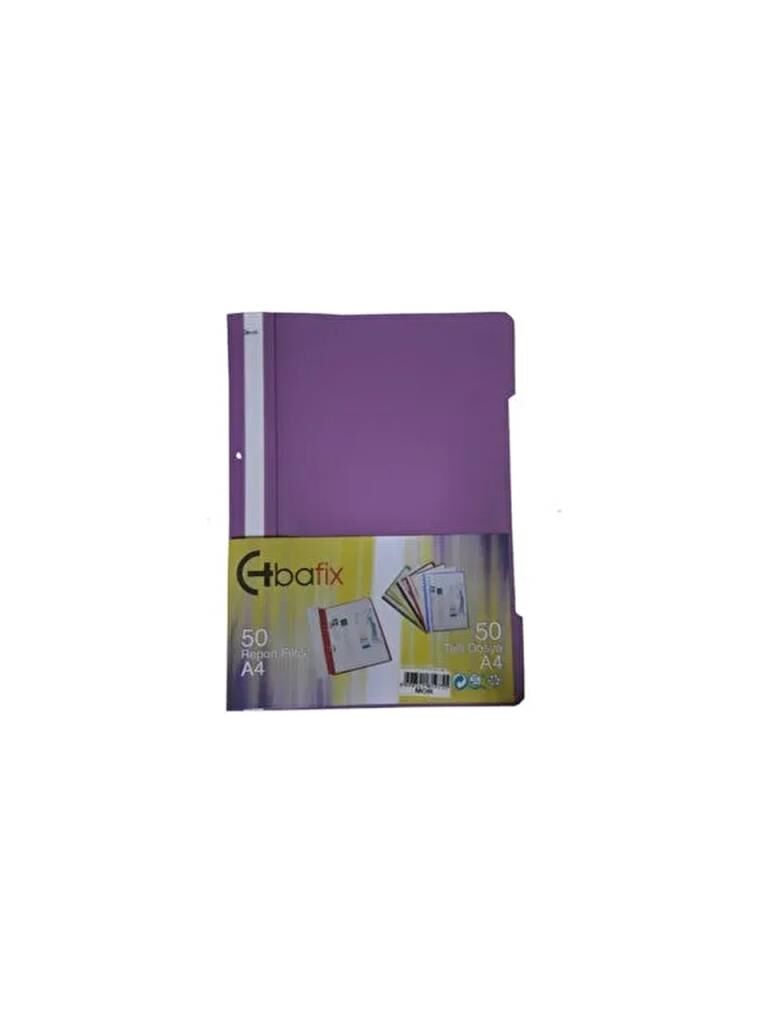 BAFIX TELLI DOSYA MOR 50 LI PAKET