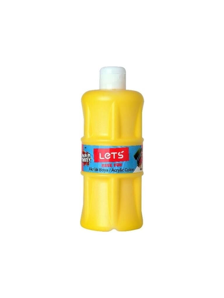 LETS AKRILIK BOYA 500 ML SARI L5301