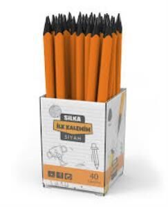 SILKA ILK KALEMIM JUMBO SIYAH 40 LI PAKET ART.75