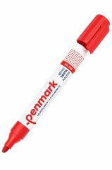 PENMARK BEYAZ TAHTA KALEMI ECOPLUS KIRMIZI 12 LI