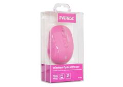 EVEREST MOUSE KABLOSUZ 4D OPTIC PEMBE (SM-300)