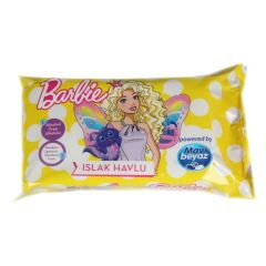MAVI BEYAZ ISLAK MENDIL BARBIE 60 LI