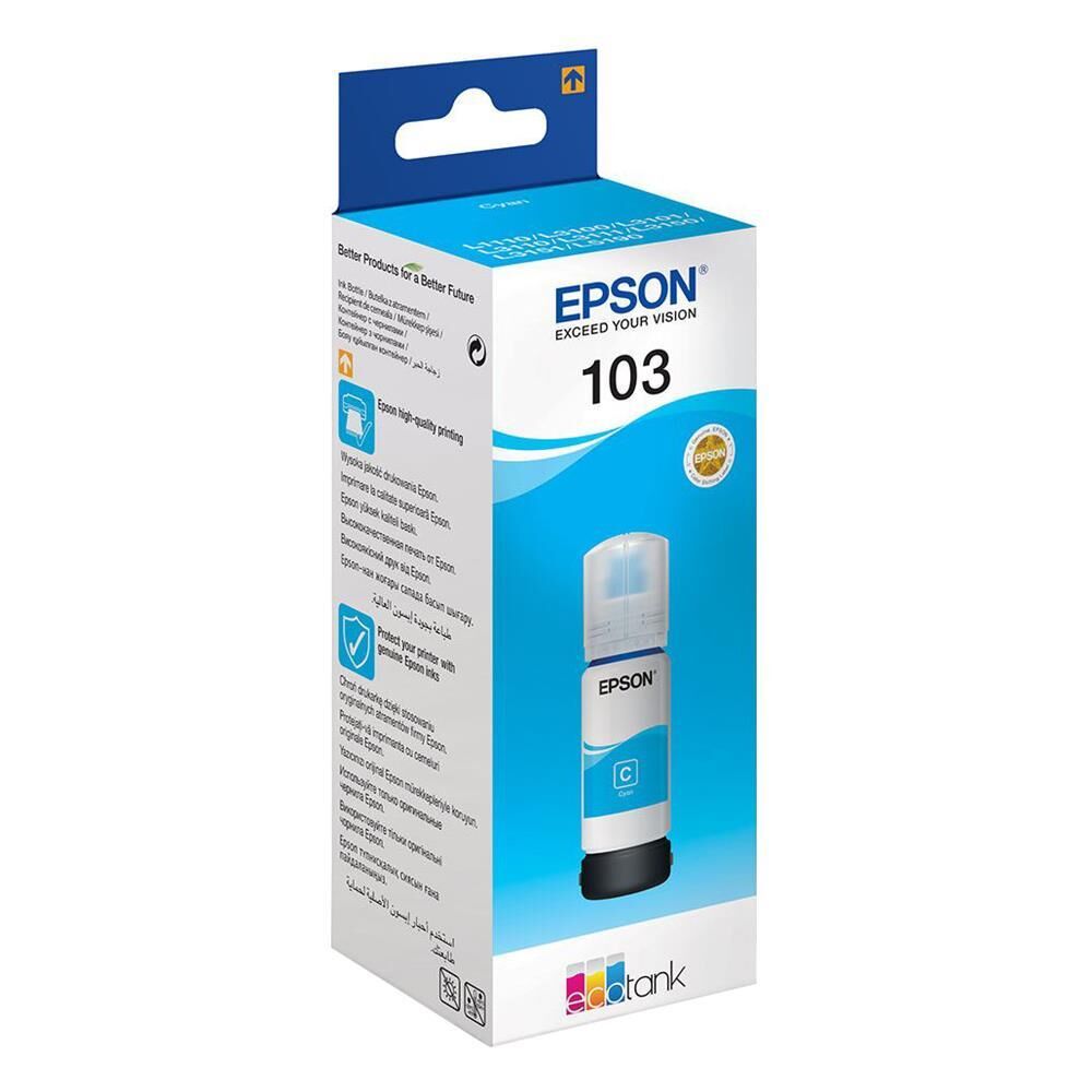 EPSON T00S24A (103) ECOTANK MAVI SISE MUREKKEP