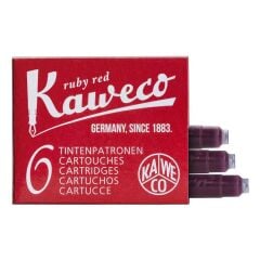 KAWECO DOLMAKALEM KARTUSU KIRMIZI 6LI KISA