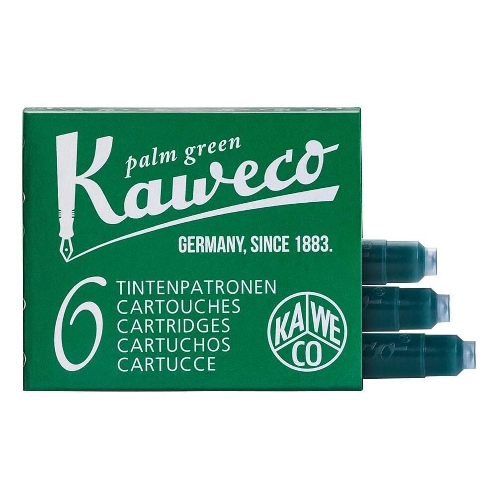 KAWECO DOLMAKALEM KARTUSU  YESIL 6LI KISA