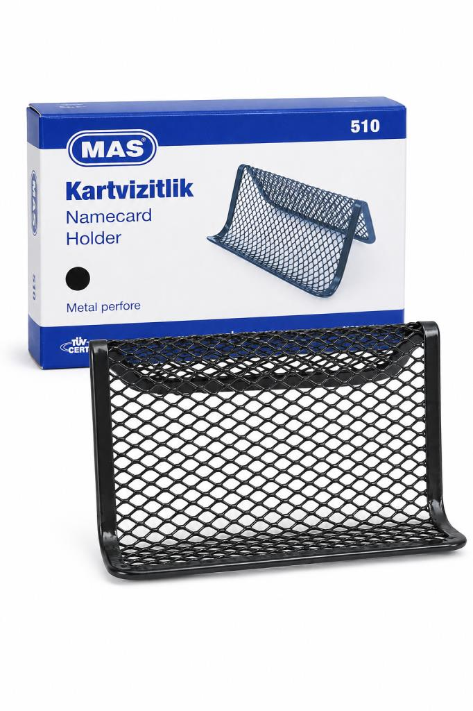 MAS KARTVIZITLIK METAL PERFORE SIYAH (510)