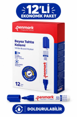 PENMARK TAHTA KALEMI DOLAN MAVI HS-305 12LI KUTU