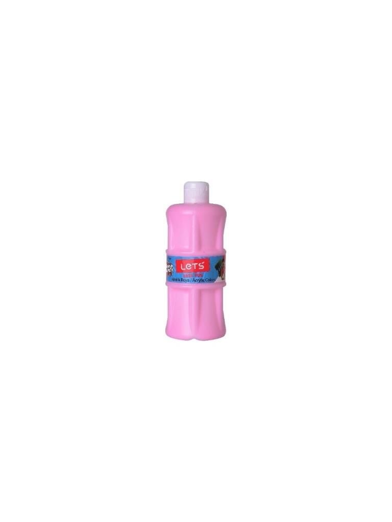LETS AKRILIK BOYA 500 ML PEMBE L5304