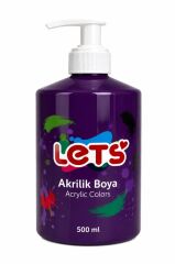 LETS AKRILIK BOYA 500 ML MOR L5305