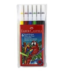 FABER KECELI KALEM 6 RENK YIKANABILIR (155106)