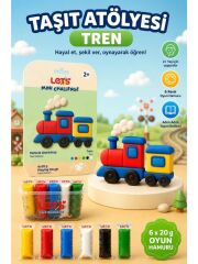 LETS OYUN HAMURU TASIT ATOLYESI TREN 6×20g 1043