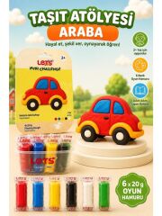 LETS OYUN HAMURU TASIT ATOLYESI ARABA 6x20g 1045
