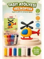 LETS OYUN HAMURU TASIT ATOLYESI HELIKOPT 6x20g1044
