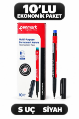 PENMARK ASETAT KALEMI S SIYAH  HS-205 10 LU KUTU