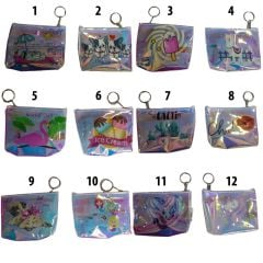 BOZUK PARA CUZDANI PARLAK UNICK COLOR (4034)