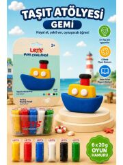 LETS OYUN HAMURU TASIT ATOLYESI GEMI 6x20g 1042