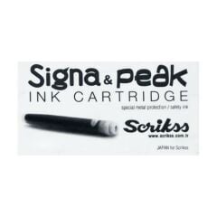SCRIKSS SIGNA&PEAK DOLMA KALEM KARTUSU SIYAH 4 LU