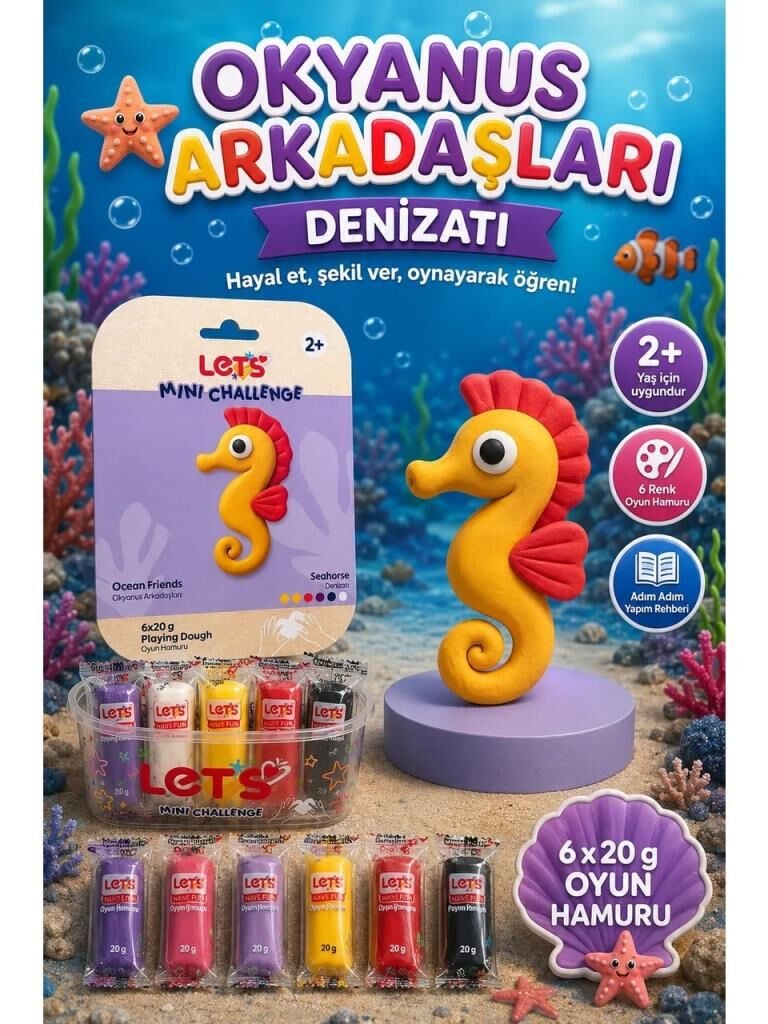 LETS OYUN HAMURU OCEAN ARKADASLARI D.ATI 6x20g1033