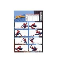 KESKIN OKUL ETIKETI SPIDERMAN D.PRG.3 LU (220130)