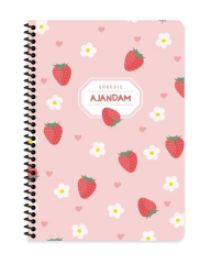 KESKIN AJANDA SPR.SURESIZ 17x24 96 YP.(410010)