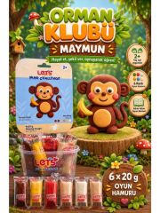 LETS OYUN HAMURU ORMAN KULUBU MAYMUN 6x20g 1040