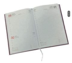 LIZ 17X24 SUNI DERI AJANDA CIZGILI (AJ927) 2024