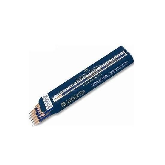 FABER KURSUN KALEM 1221 3B GOLD 12 LI (5165112503)