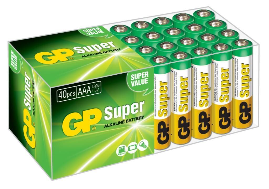 GP INCE KALEM PIL SUPER ALKALIN GP24AU 40LI