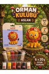 LETS OYUN HAMURU ORMAN KULUBU ASLAN 6x20g 1041