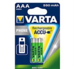 PIL VARTA SARJLI INCE KALEM 550mAh 2 LI